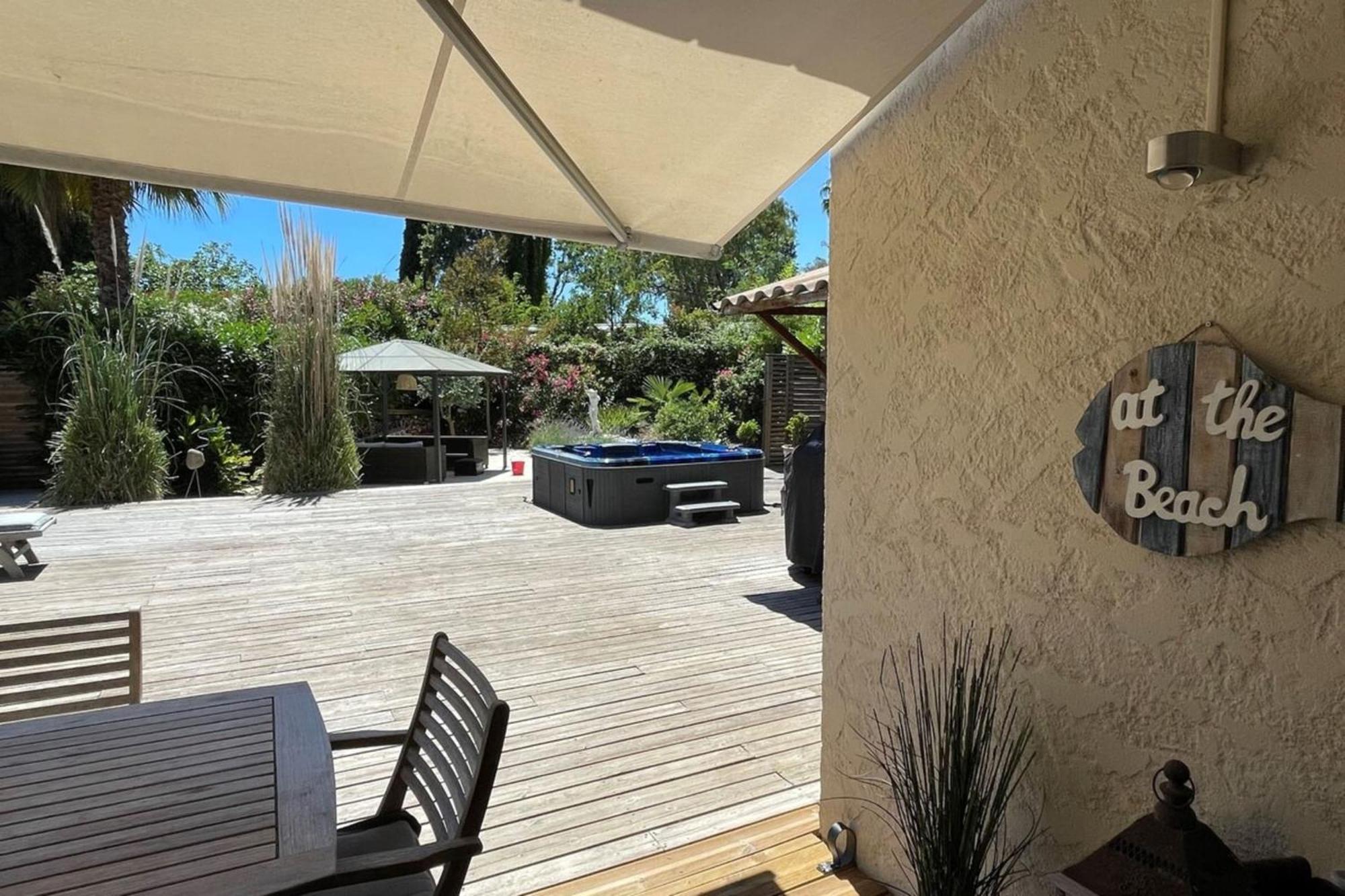 06V - Beautiful Villa With Spa Pool And Tennis Biot Exterior foto